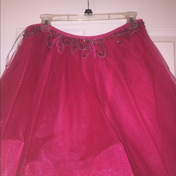 Hot Pink Prom Dress - Picture 4 of 7